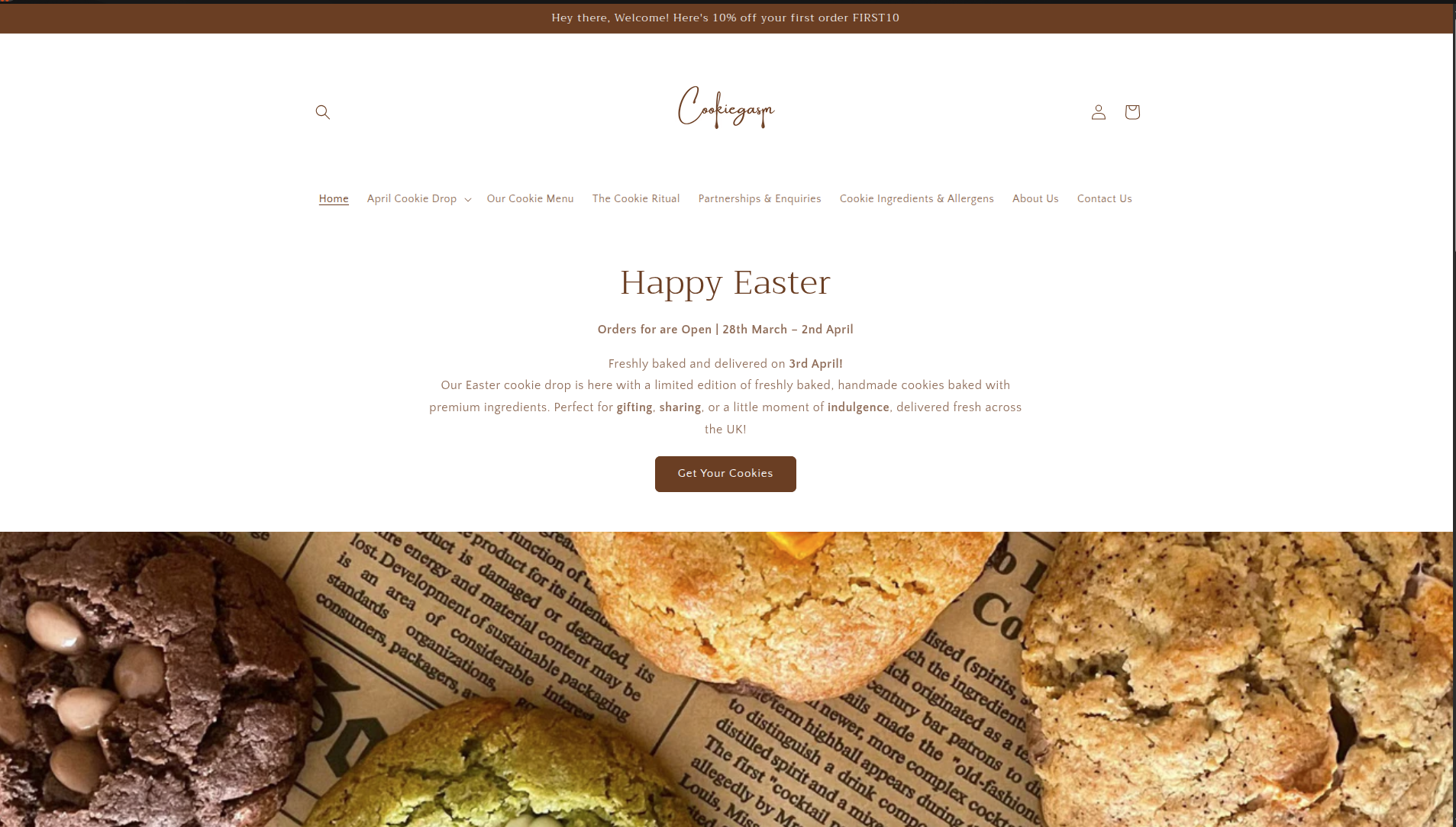 Cookiegasm corporate booking and scheduling workflow
